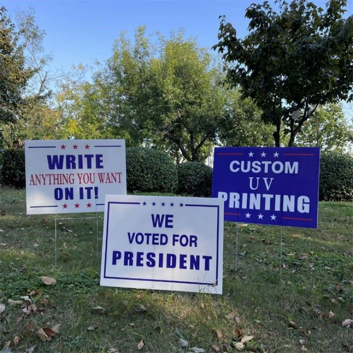 Advertising Corrugated Plastic Yard Sign