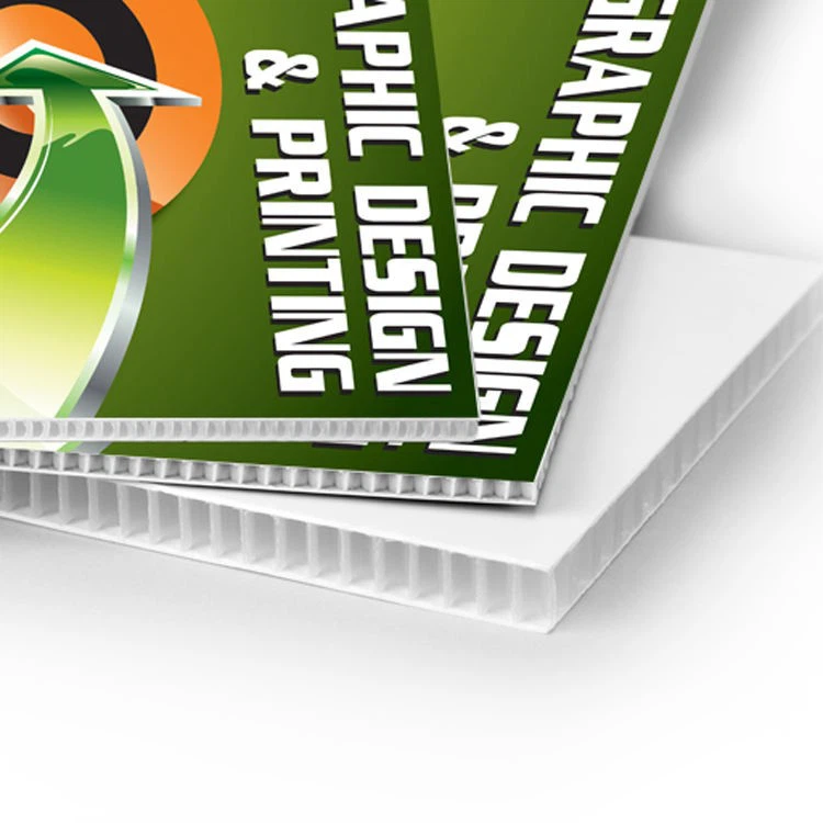 Double Sided Plastic Lawn Signs