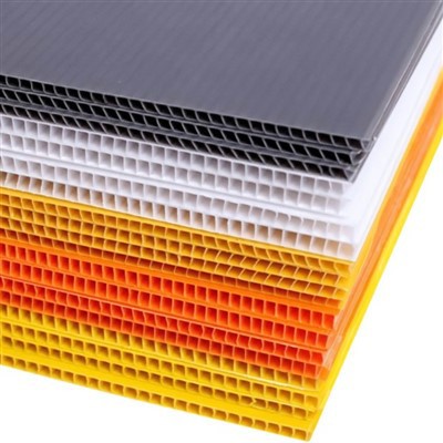 Foglio di plastica ondulata in polipropilene scanalato
