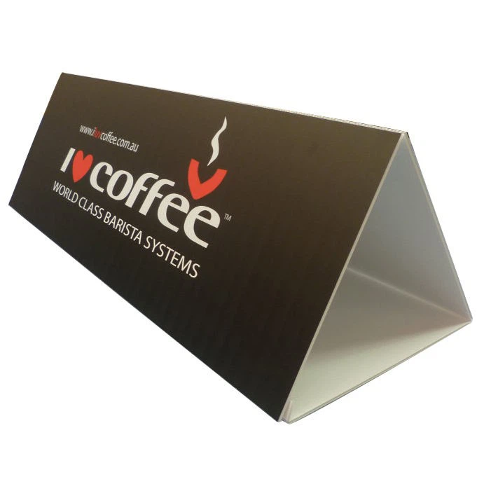 Triangle Corrugated Plastic Roster Signs